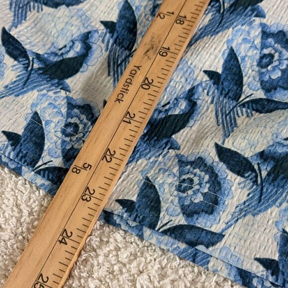 Treasure and Bond Top Womens Size large Popover Blouse light Boho Floral - Picture 8 of 12